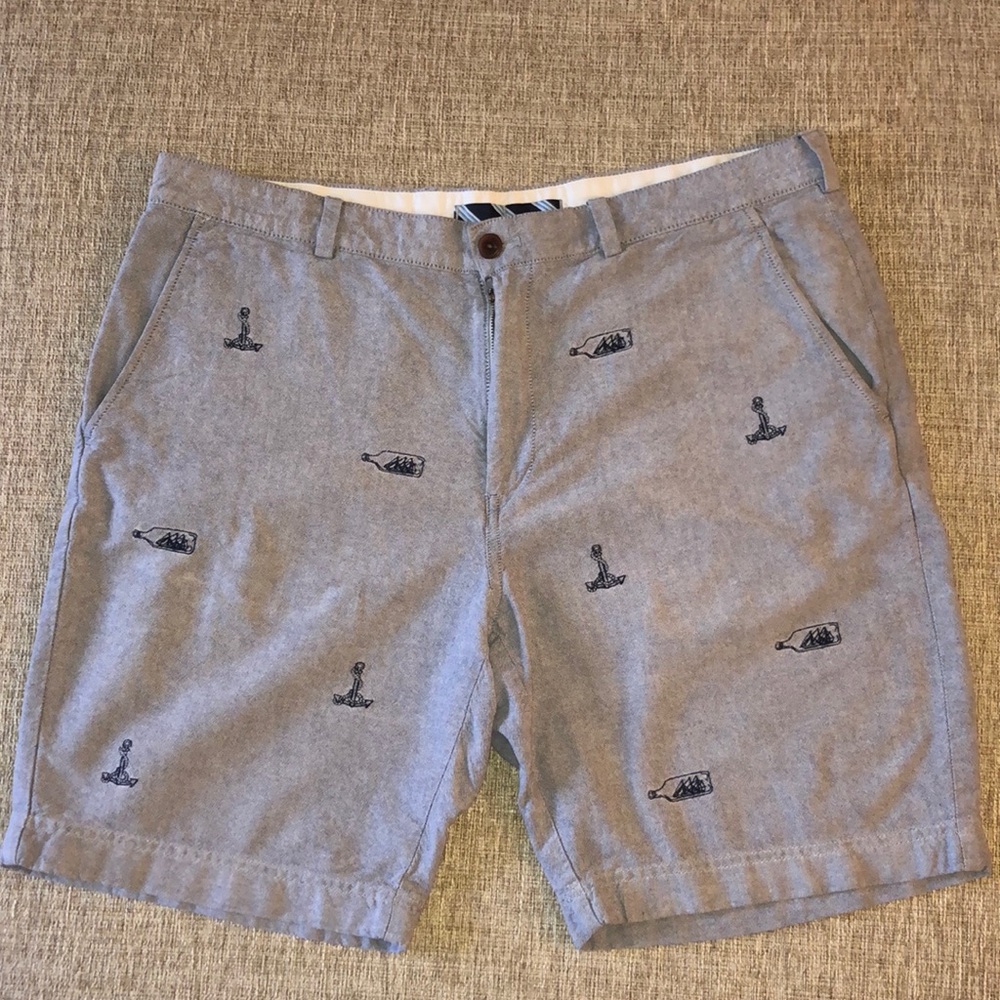 Brooks Brothers Embroidered Shorts